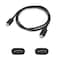 Add-On Addon 1.0M (3.3Ft)Usb 3.1 Type (C) Male To Male Black Adapter Cable USBC32USBC1MB - alternate 1